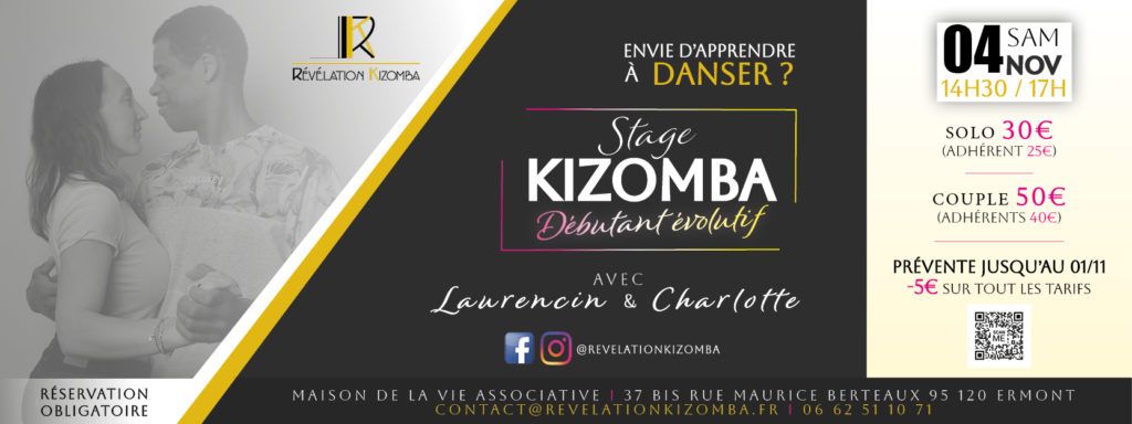 Stage Kizomba à Ermont avec Révélation Kizomba